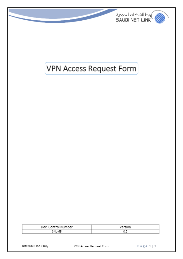 SNL-65 VPN Access Form | SNL Community