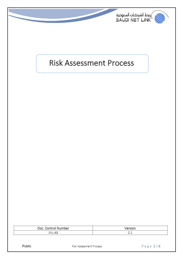 SNL-68 Risk Assessment Process | SNL Community